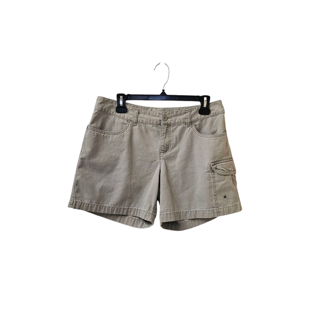 The North Face Light Green Shorts Women's Size 10 Bermuda Khaki Cargo Outdoor
